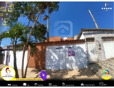 Casa Independente, Linear , 2 qts e Vaga de garagem . Possibilidade de ampliação.