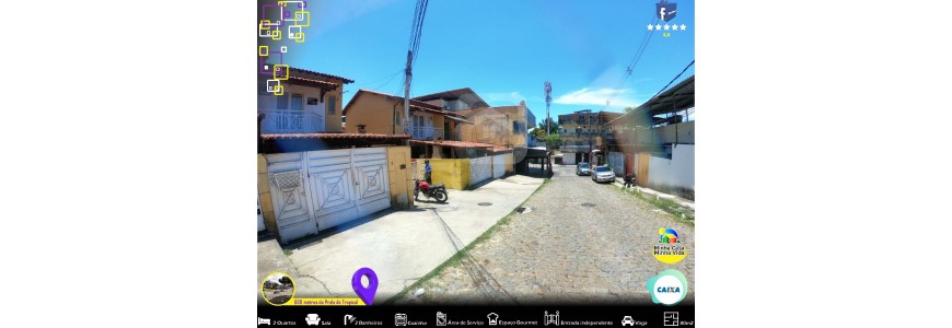 Casa Duplex, 600mts da Praça do Tropical, Entrada Independente, 2 Quartos, Espaço Gourmet